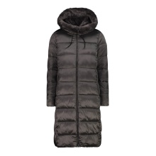 CMP Wintermantel Coat Fix Hood (Glanzeffekt, warm) grau Damen